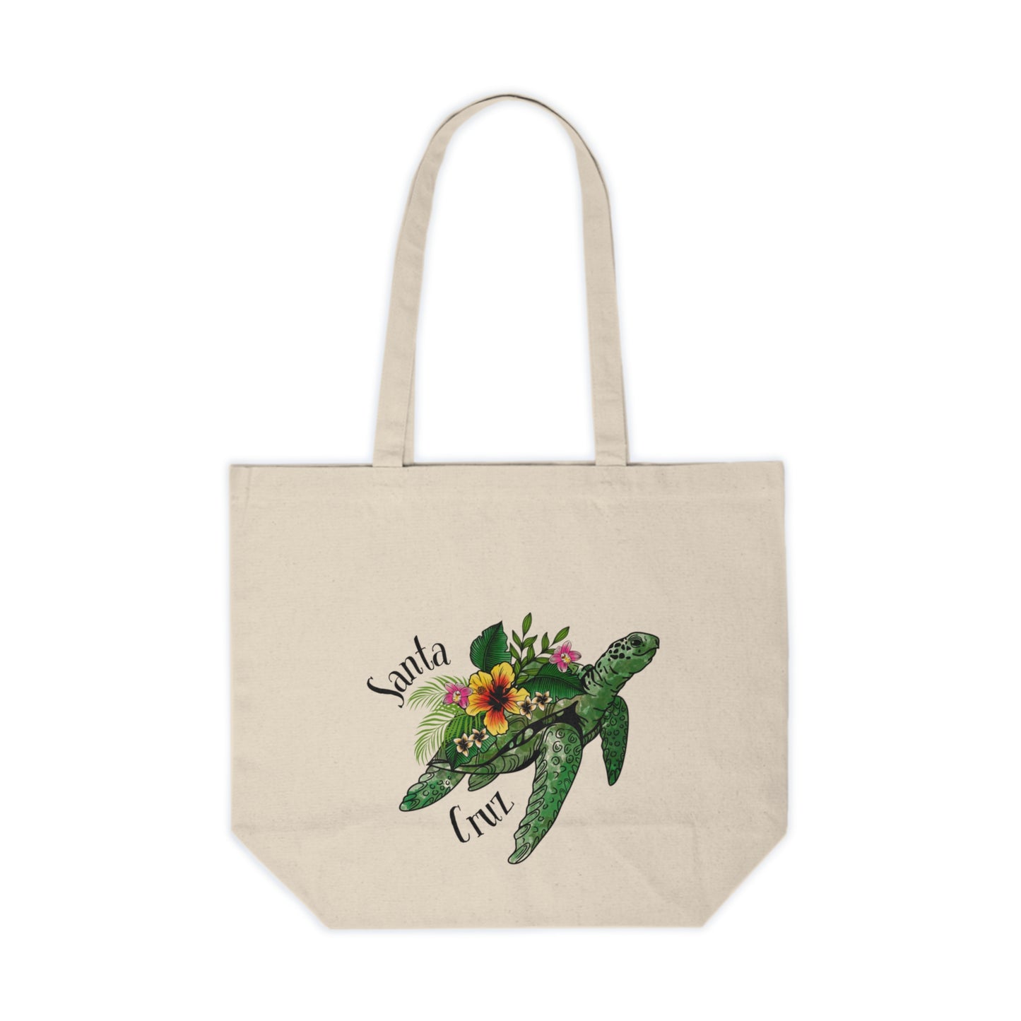Spread Aloha Sea Turtle Canvas Shopping Tote