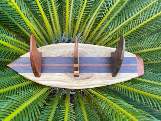Hardwood Surfboard Towel Rack