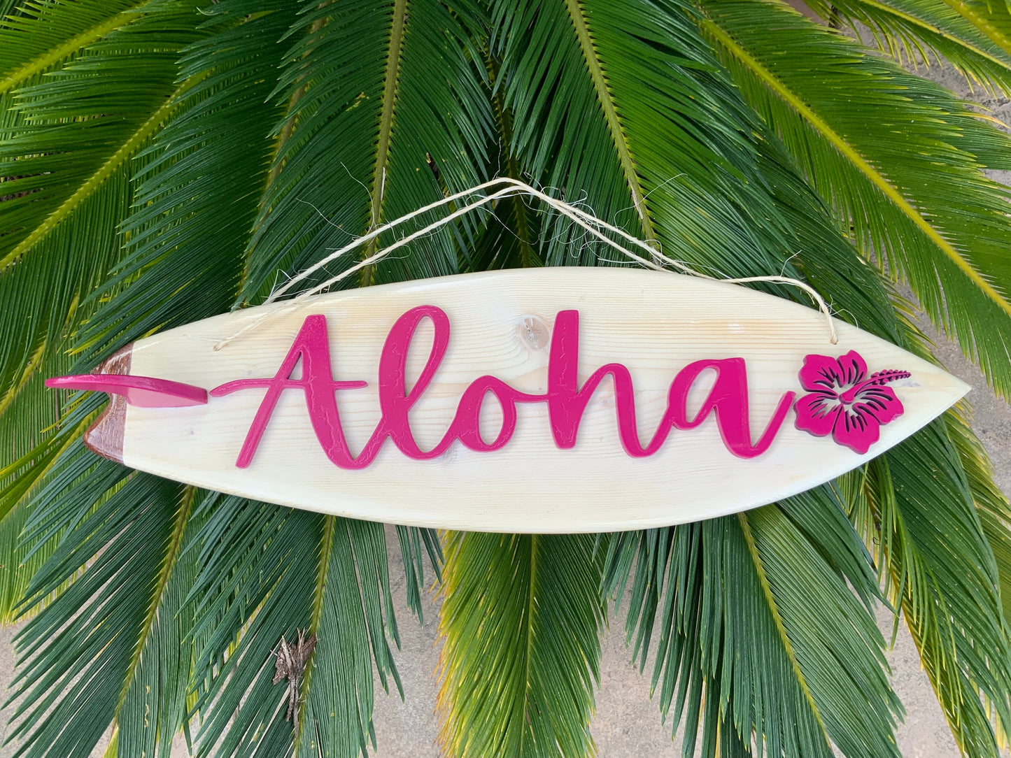 Aloha Surfboard Sign